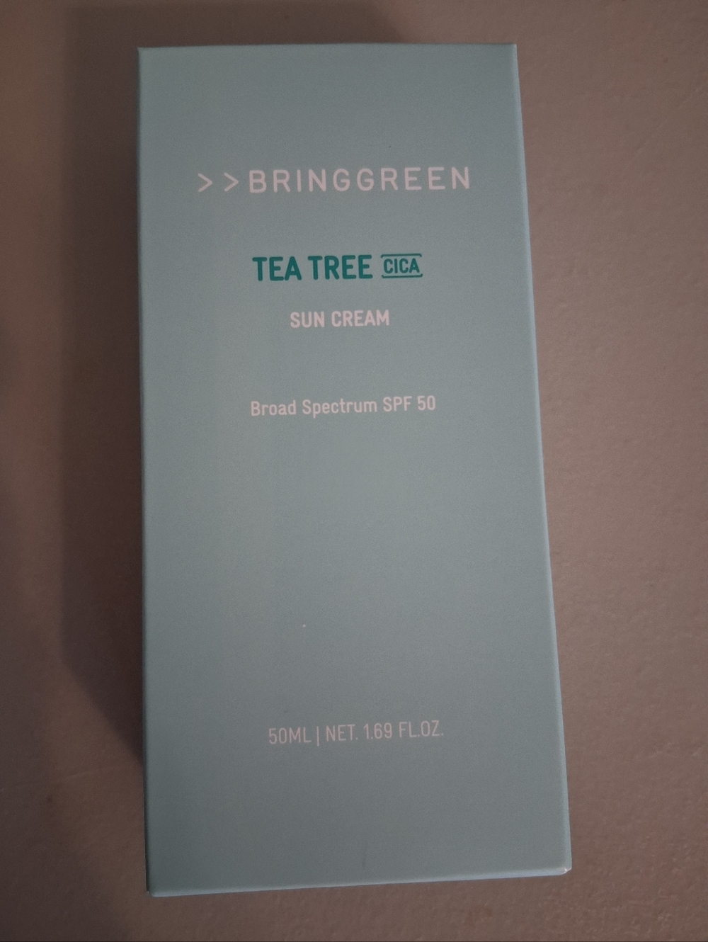 Bringgreen Tea Tree Cica Sun Cream SPF 50 Korean Sunscreen